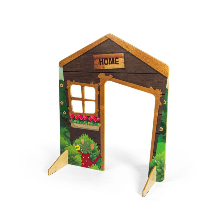 Drewniany domek scenka do odgrywania ról Erzi 51217