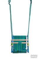 Huśtawka dla dziecka "Ciemne paseczki", 52010-Bajo - huśtawki dla dzieci