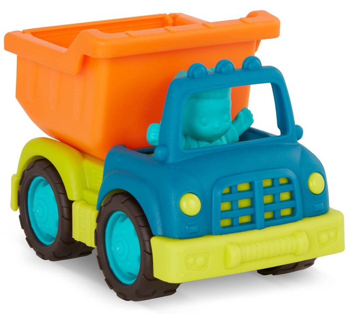 Zestaw dwóch ciężarówek wywrotek do zabawy dla dzieci Grab-n-Go Truck Set B.Toys BX2238Z