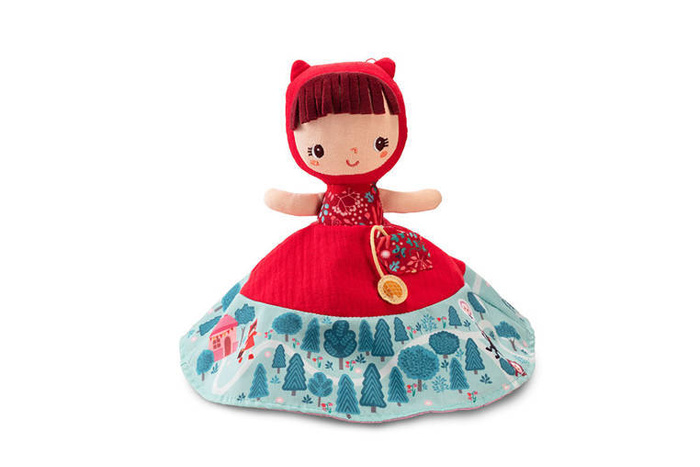 Pacynka na rękę 3w1 Czerwony Kapturek babcia lub wilk 83411 Lilliputiens