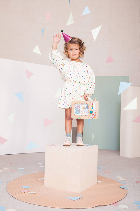 Drewniana animowana pozytywka Telewizor 83452 Lilliputiens