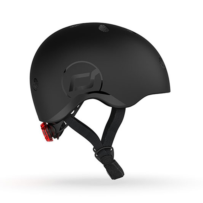 Scoot and Ride Zestaw Kask i Ochraniacze Black S-M dla dzieci 3+ do bezpiecznej jazdy