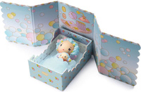 Pokoik Blue w magnetycznym pudełku Tinyly Djeco DJ06964 zestawy do zabawy lalkami