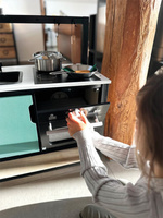 Drewniana kuchnia dla dzieci Black Industrial Small Foot 12433