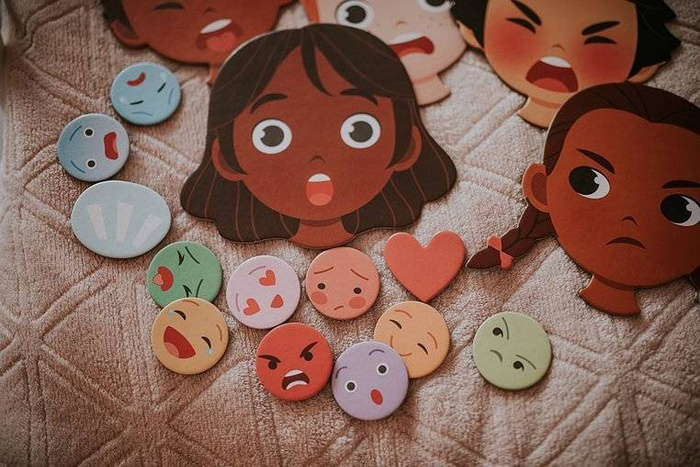 Magnetyczna układanka Emocje, Janod J08038