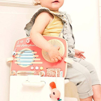 Drewniana tablica manipulacyjna Radio Flaming Anais 83181 LILLIPUTIENS