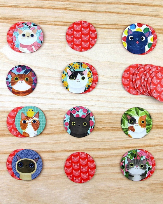 Mini Memo Wesołe kociaki MP55750-Mudpuppy, gry pamięciowe dla dzieci