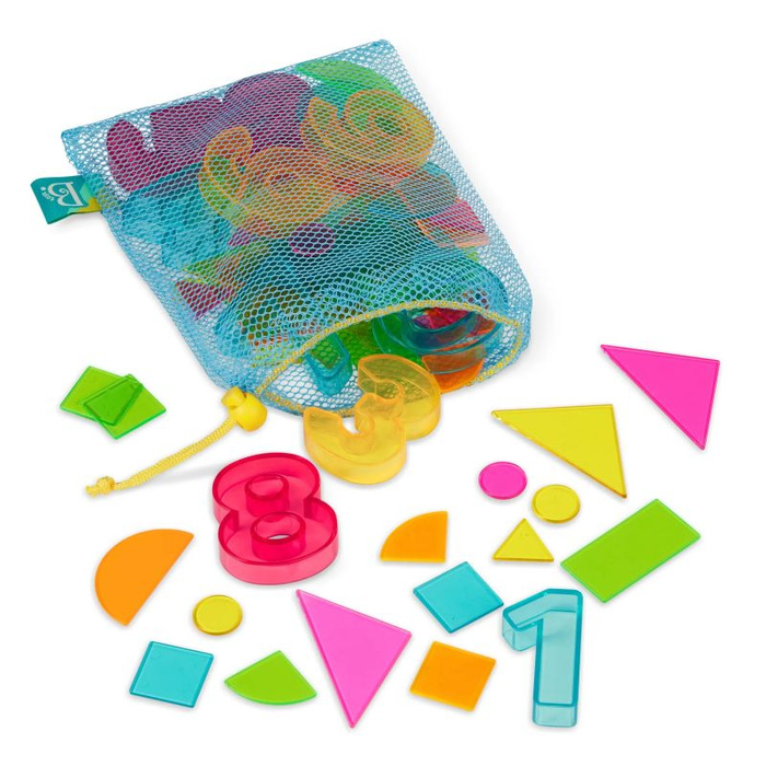 Podświetlany stolik dla dzieci do rysowania 71 elementów Look & Shine B.Toys BX2604Z zabawki edukacyjne