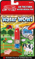 Wodna kolorowanka Water Wow Na farmie 19232-Melissa & Doug, książeczki wielokrotnego użytku