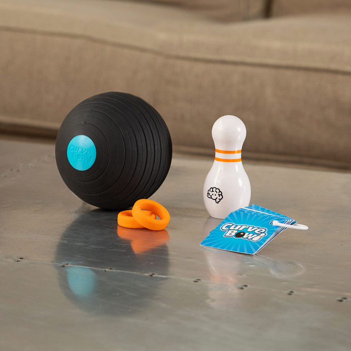 Podkręcona Kula zestaw do kręgli Curve Bowl Fat Brain Toys FA271-1