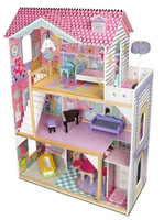 Drewniany domek dla lalek "Anna w apartamencie"