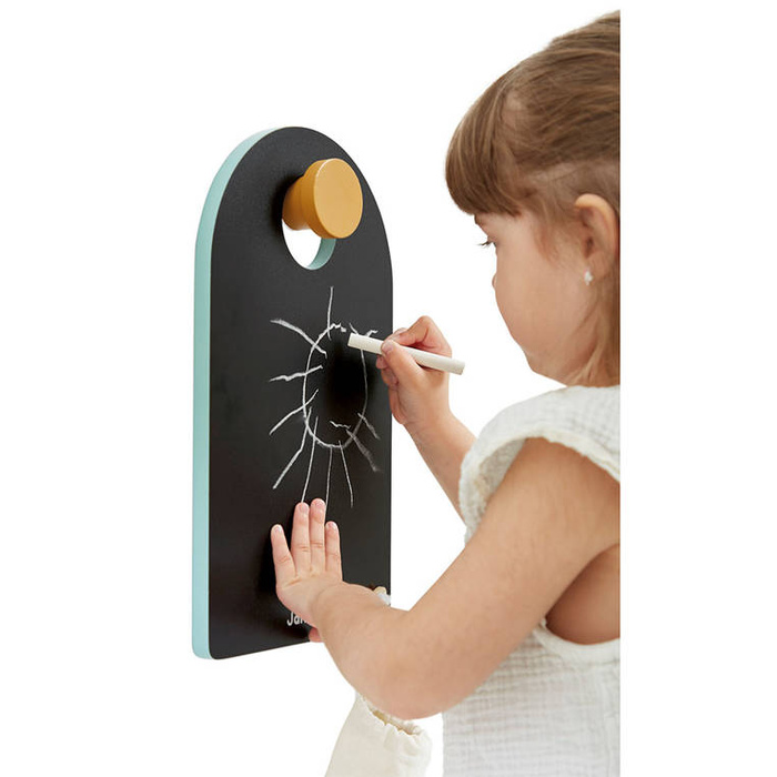 Przenośna dwustronna tablica z akcesoriami Janod J09634