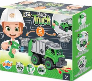 Śmieciarka do skręcenia zdalnie sterowana 9021-Buki, pojazdy dla dzieci