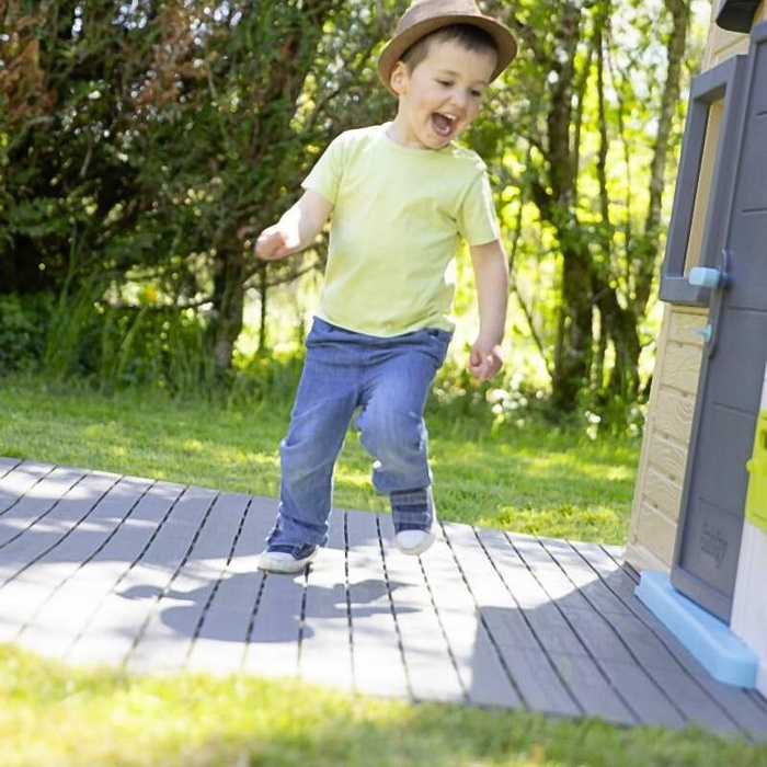 Podłoga do domku ogrodowego Smoby 810907 stabilne Panele 6 płytek 45x45 cm