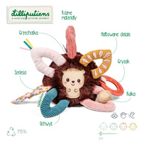 Piłeczka aktywizująca wielofunkcyjna Jeżyk Leon Lilliputiens