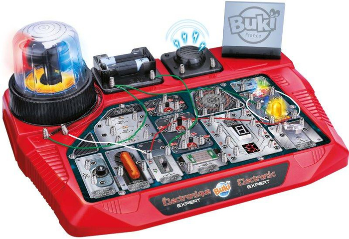 Nauka i zabawa dla dzieci Ekspert elektroniki - 50 obwodów elektrycznych 7160 Buki