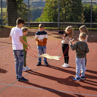 Drewniana deska do balansowania w powietrzu 2w1 gra zespołowa i dysk z labiryntem Team Spirit 44375 Erzi