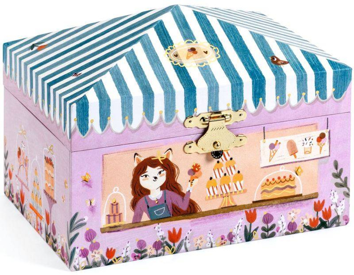 Szkatułka z pozytywką CUKIERNIA DJ06088-Djeco, prezent dla dziewczynki