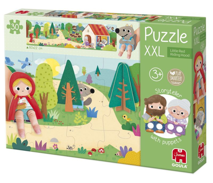 Puzzle dla dzieci XXL Czerwony kapturek Goula 1110700207