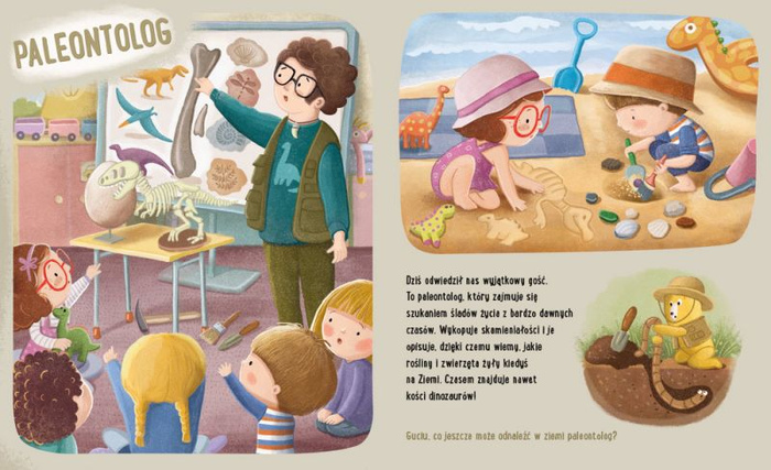 Feluś i Gucio poznają zawody Nasza Księgarnia książka dla dzieci