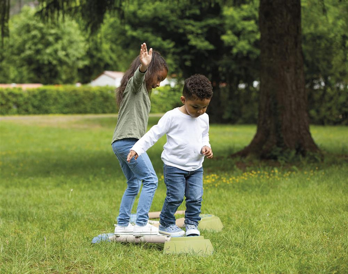 Równoważnia sensoryczna Smoby 840401 Ścieżka równowagi dla dzieci rozwój koordynacji i motoryki