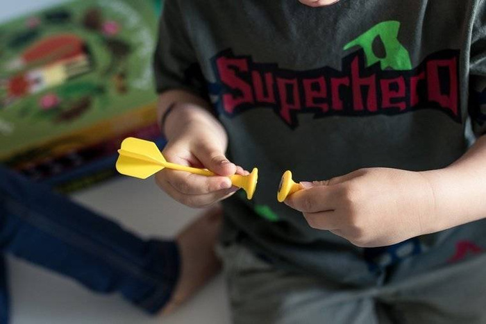 Gra zręcznościowa Robot J02073-Janod, rzutki dla dzieci