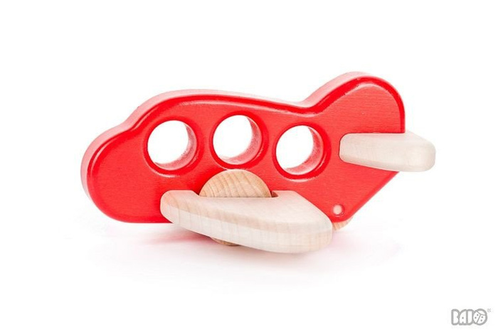 Drewniany samolot, 41910-Bajo, zabawki drewniane