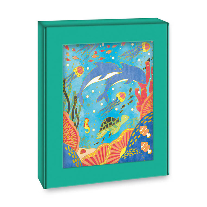 Zestaw kreatywny Złote kontury Zwierzęta Janod J07959