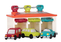 Garaż 3-stanowiskowy z autkami i kluczami Battat BT4581Z