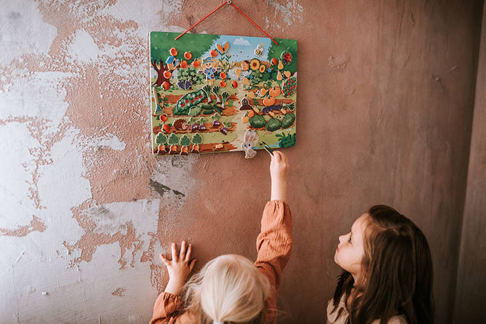 Magnetyczna układanka Mój magiczny ogród 3-6 lat, Janod J05463