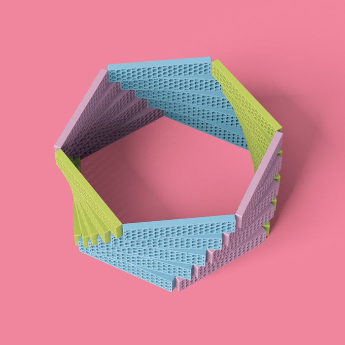 Kreatywne klocki konstrukcyjne pastelowy Fun Box Bioblo 200 elementów