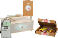 Duży zestaw kuchenny dla dzieci do robienia pizzy z piecykiem Small Foot 12696