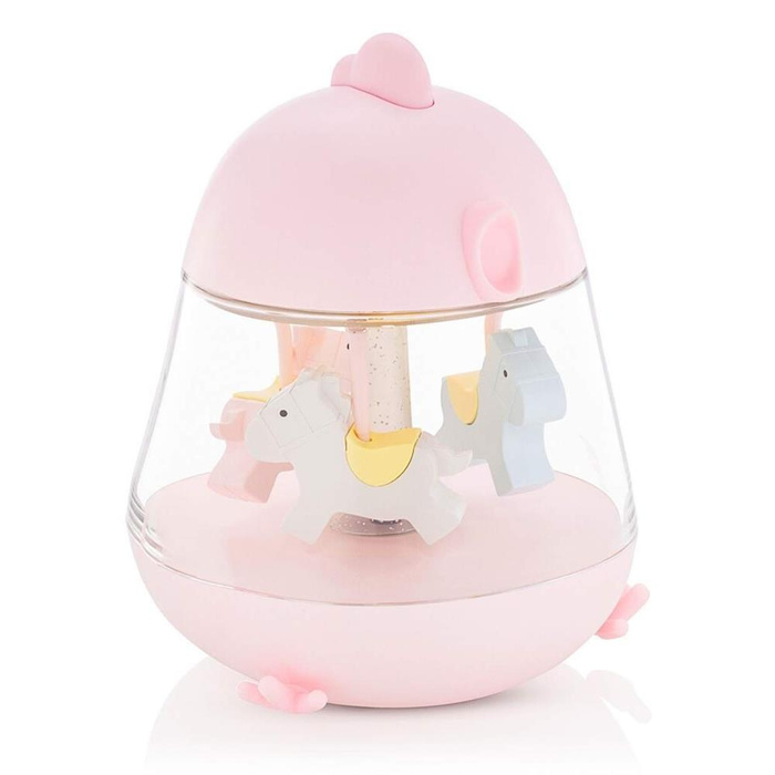 Lampka z pozytywką Kurczaczek różowa Rabbit & Friends 520027