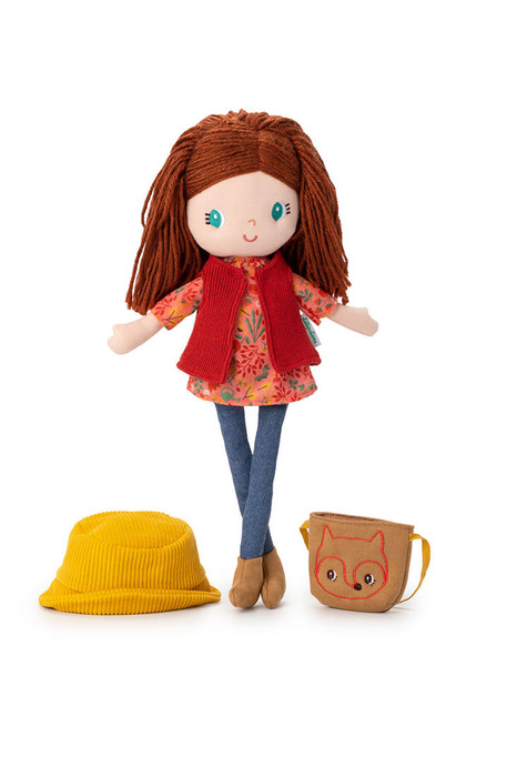 Lalka przytulanka eksplorerka przyrody ulubiony towarzysz Lea 41cm wysokości 83489 LILLIPUTIENS