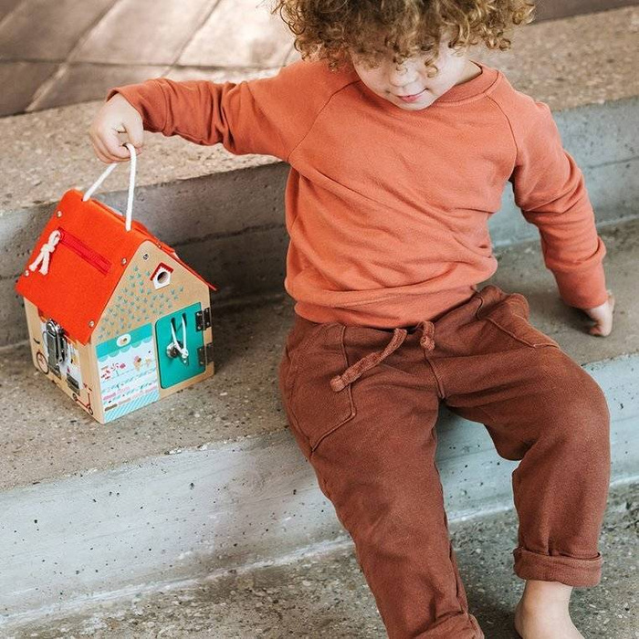 Domek manipulacyjny z drewna Lisek Włamywacz 83263-Lilliputiens