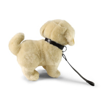 Pluszowy Golden Retriever ze smyczą 25 cm Rappa 231009 realistyczna i ekologiczna Maskotka dla dzieci