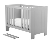 Szare Łóżeczko 120x60 Pinio Calmo