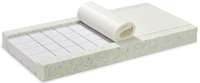 Biały materac 120x60 Pinio Sensitive