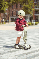 Zestaw SCOOTANDRIDE Kask + Highwaykick1 2w1 Jeździk i Hulajnoga Olive