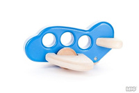 Drewniany samolot, 41910-Bajo, zabawki drewniane