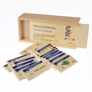 Zabawka edukacyjna memory Małego chemika 110007-Pilch, gry pamięciowe
