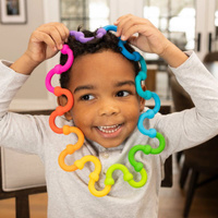 Półokrągłe klocki silikonowe Plip Links Fat Brain Toys FA490-1 klocki dla dzieci