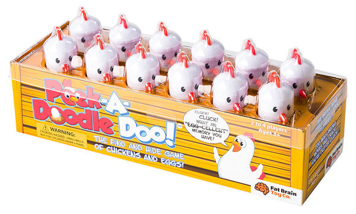 Gra pamięciowa memory Kurnik Peek-A-Doodle Doo Fat Brain Toys FA093-1