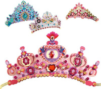 Korony Księżniczek - zrób to sam DJ07901-Djeco, zestawy kreatywne dla dzieci 