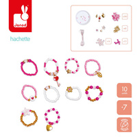 Zestaw kreatywny do tworzenia biżuterii Pierścionki z koralików J09125 Janod