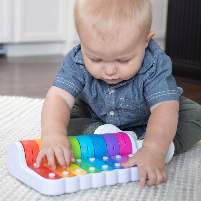 Dzwonki Rock N'Roller Piano FA281-1 Fat Brain Toys, ksylofon dla dzieci