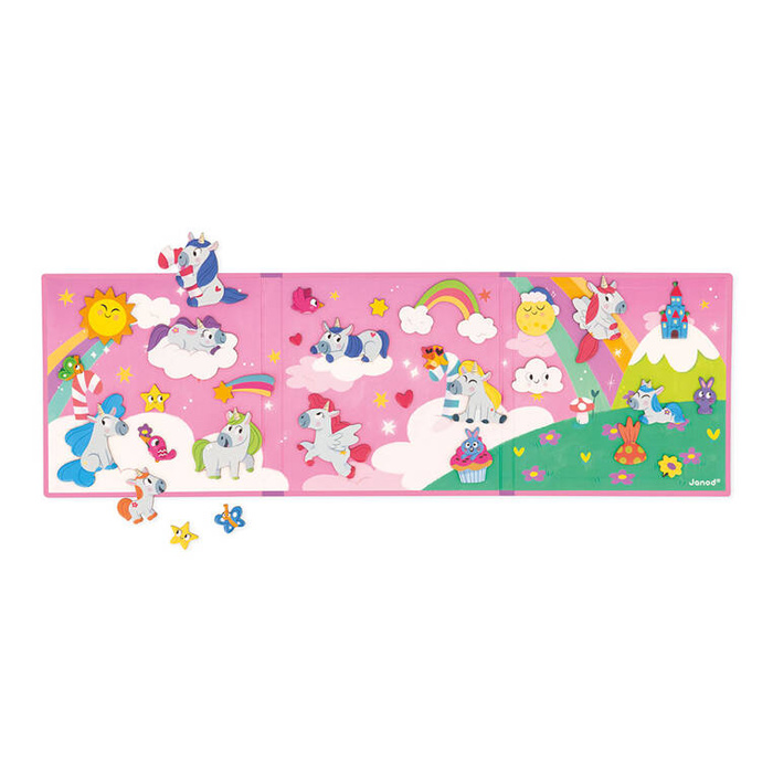 Magnetyczna układanka Jednorożce Magneti'stories J05452 Janod