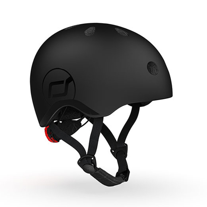 Scoot and Ride Zestaw Kask i Ochraniacze Black S-M dla dzieci 3+ do bezpiecznej jazdy
