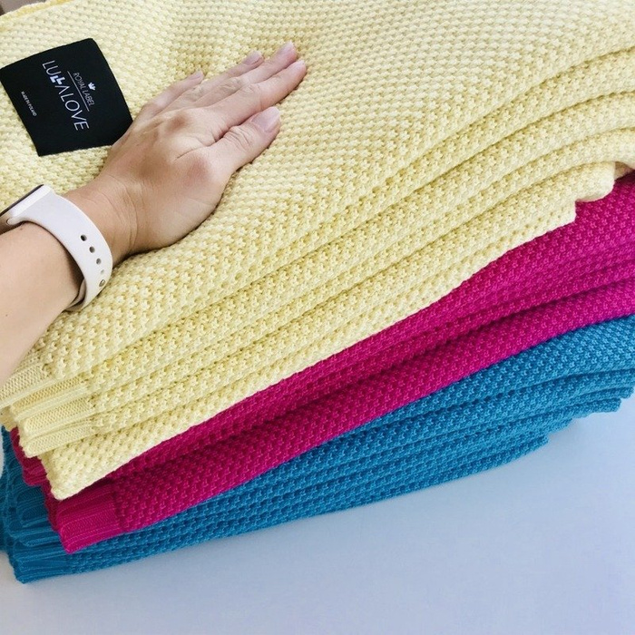 Bambusowy koc Malina LL4865-Lullalove, kocyki dla dzieci