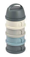 Pojemniki na mleko w proszku 4 komory mineral grey blue Beaba 911713